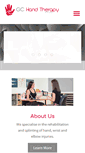 Mobile Screenshot of gchandtherapy.com